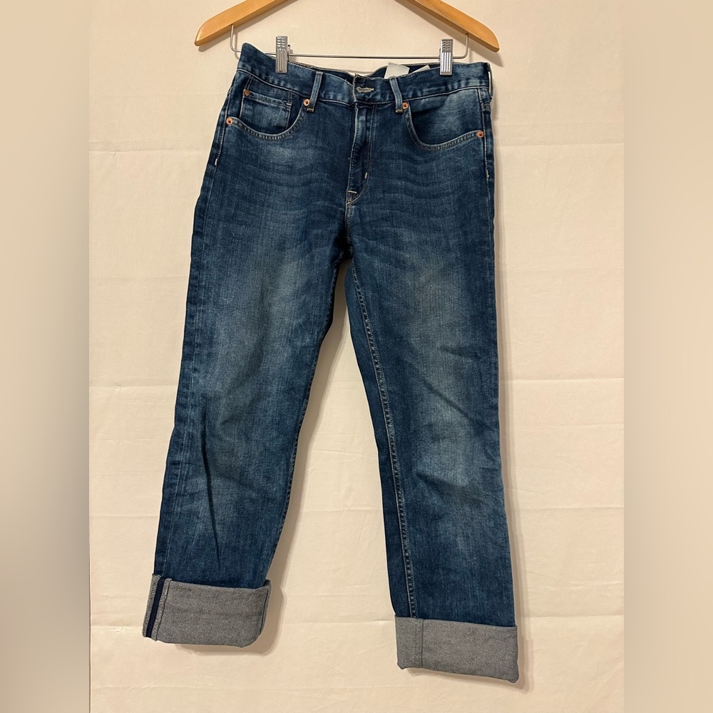 H&M Dark Blue Straight Jeans